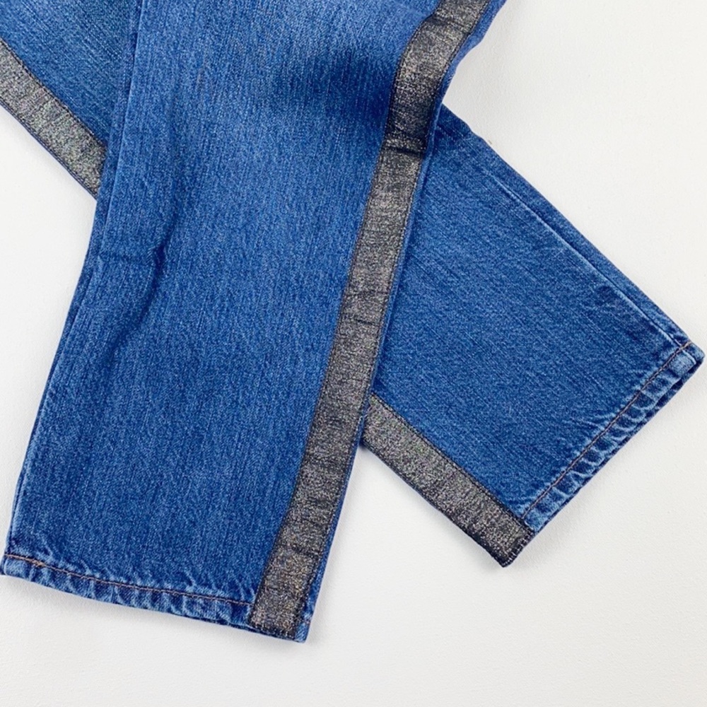 Madewell Perfect Vintage Metallic Tuxedo Stripe - Picture 4 of 8